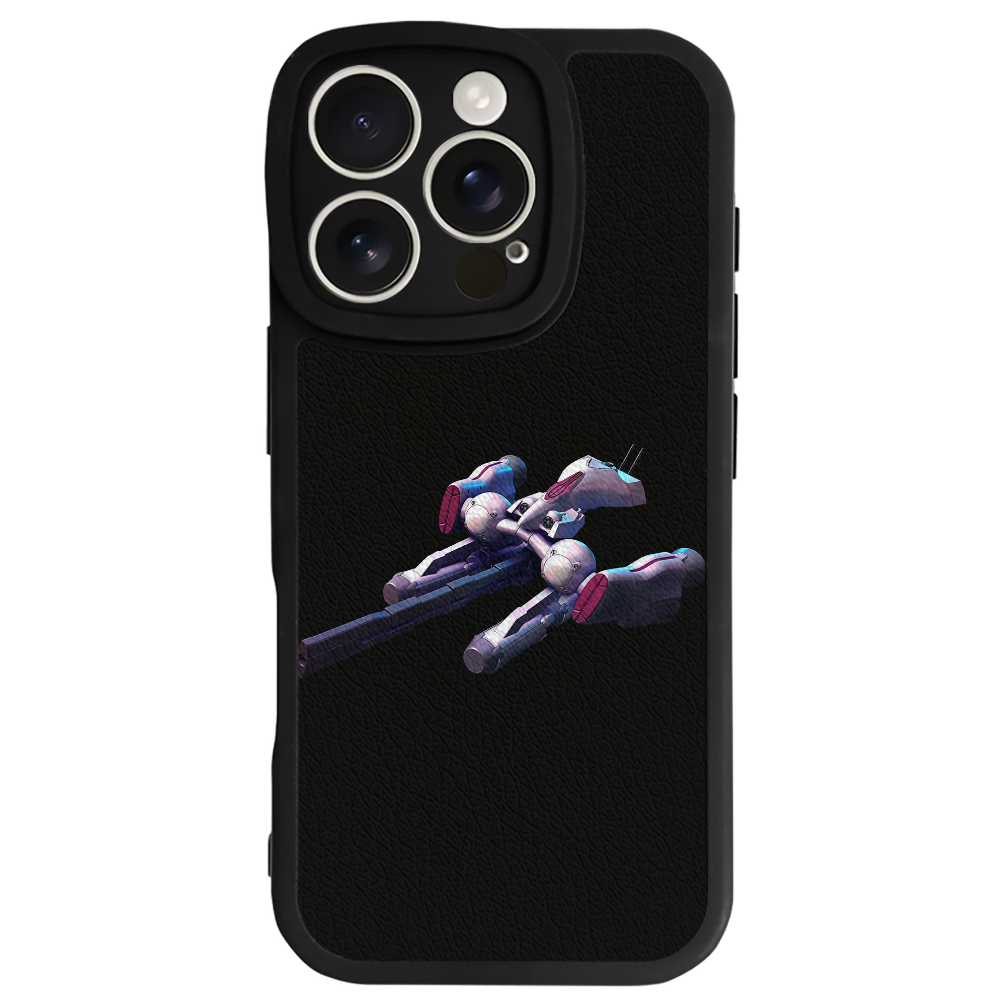 （画像用） 機動戦士ガンダム Mobile Suit Gundam 【iPhone 16シリーズ対応】シリコンスマホケース（レザー調） 材質：シリコン